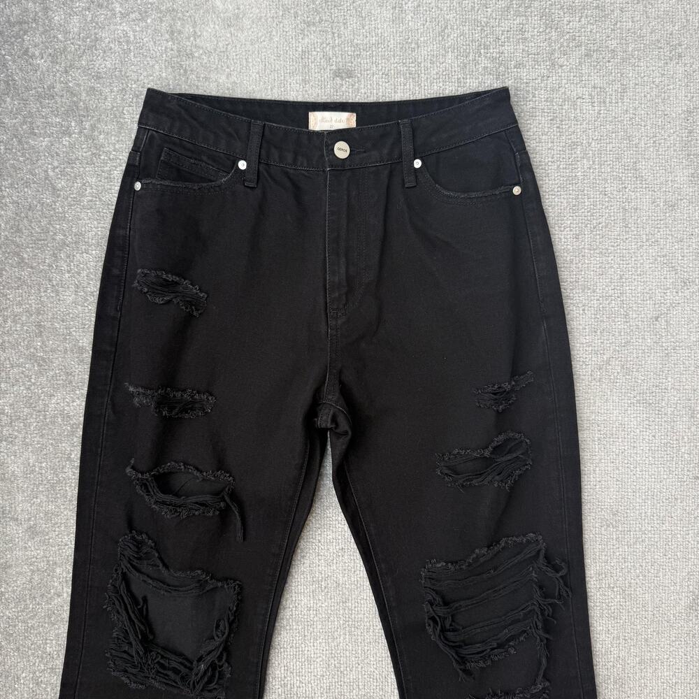 Altar'd State Jeans Womens 27 Ceros Distressed High Rise Straight Leg Ripped - Picture 2 of 11